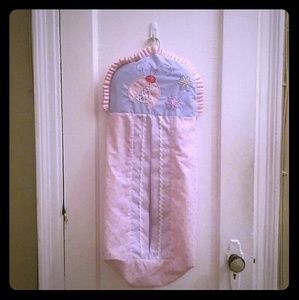 Diaper holder - sweet ladybug flower pattern